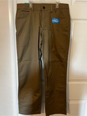 Columbia Men's Stretch Chinos in Olive Brown